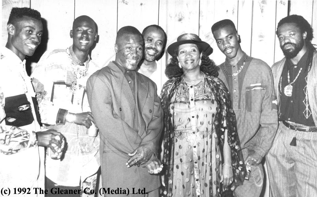 Photo By Gleaner archives: (from left), Wayne Wonder, Buju Banton, Cutty Ranks, Donovan Germaine, Marcia Griffiths, Dave Kelly and Tony Rebel