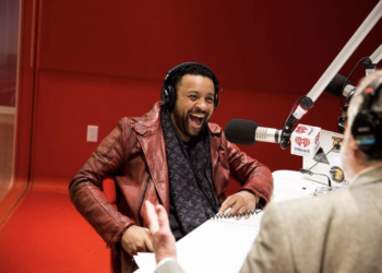 Shaggy at iHeart Radio station in interview with Bob Pittman