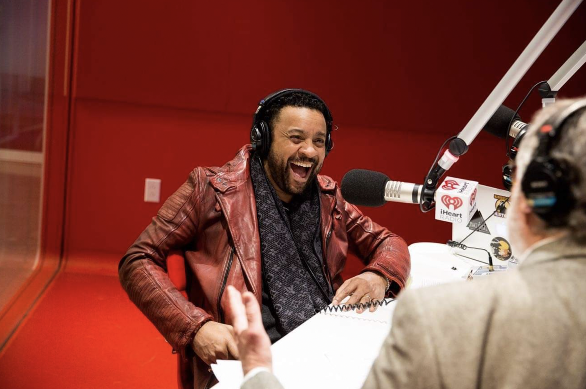 Shaggy at iHeart Radio station in interview with Bob Pittman