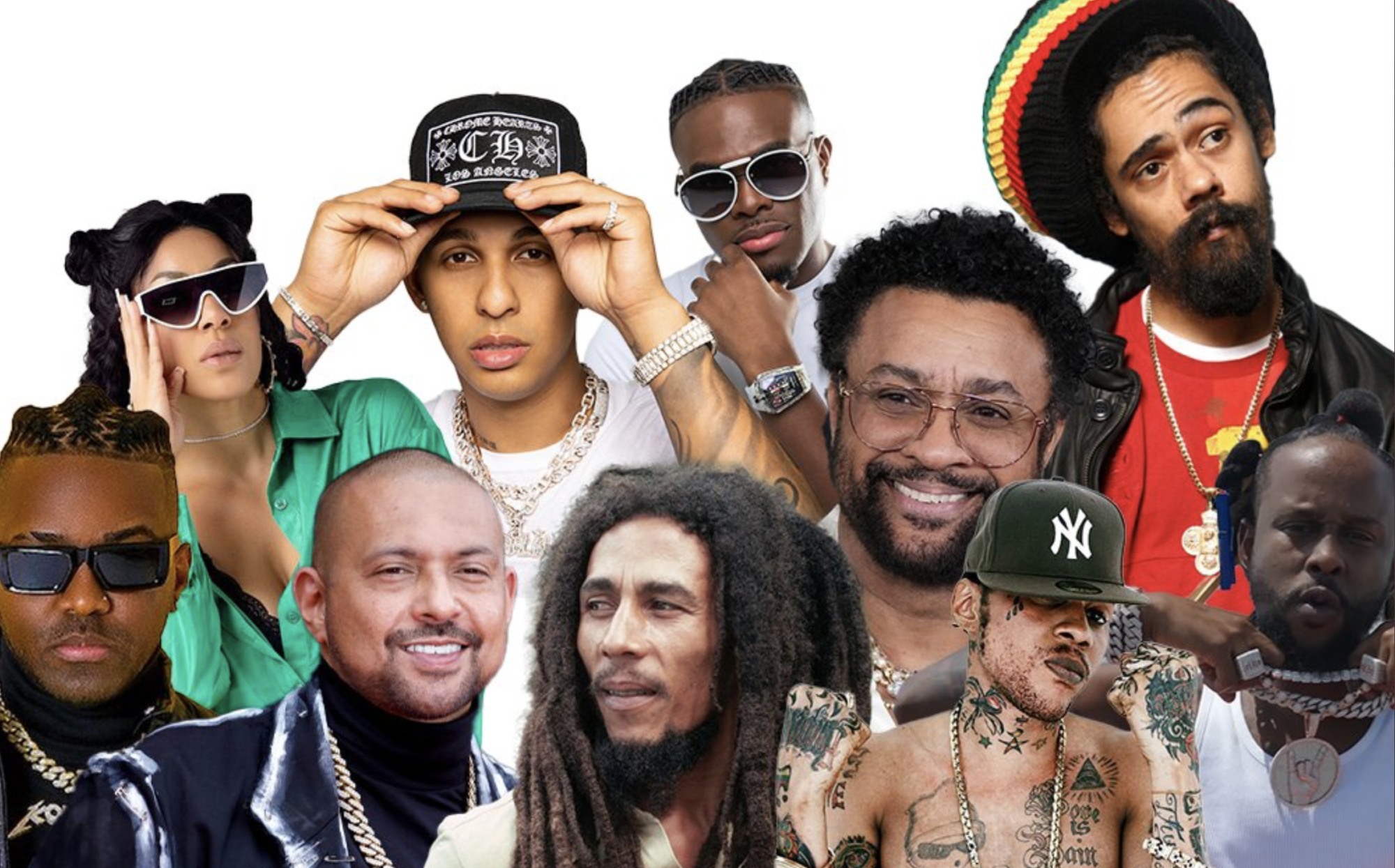 Top Jamaican artists on Spotify