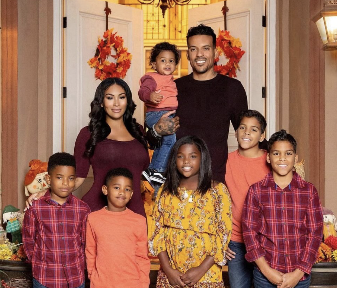 Anansa, Matt Barnes along with their six children