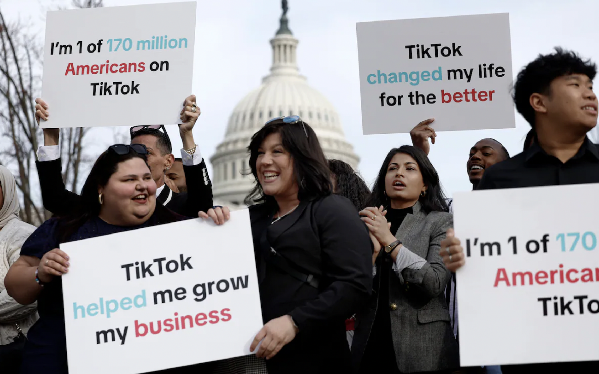 TikTok ban Protesters - Reuters