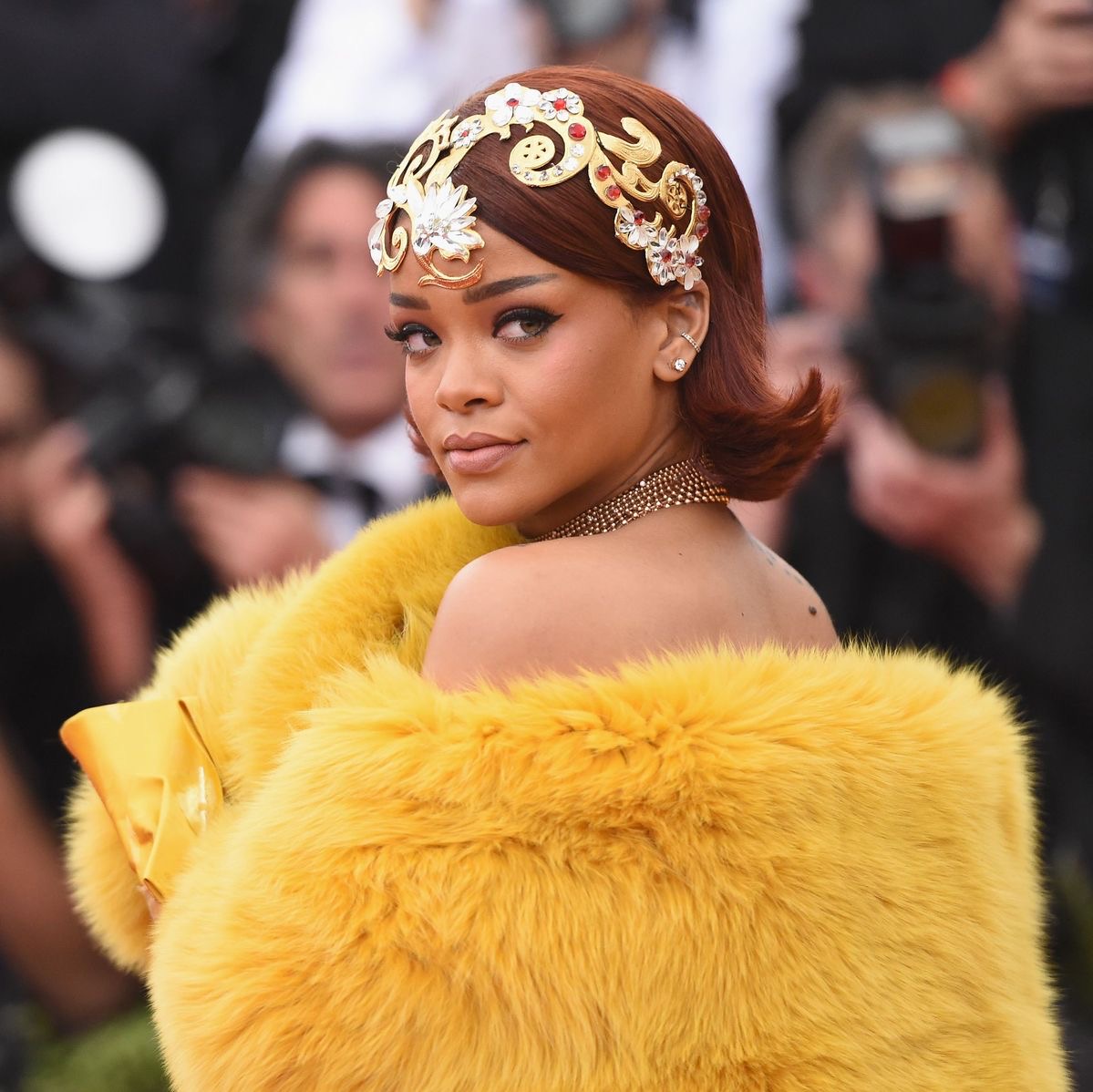 Rihanna at Met Gala 2015