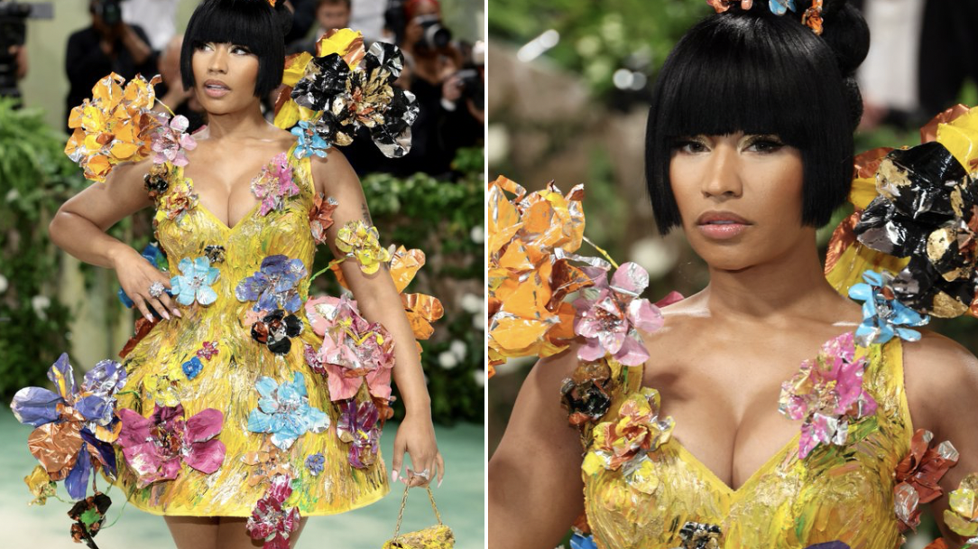 Nicki Minaj Met Gala 2024 Garden Of Time dress