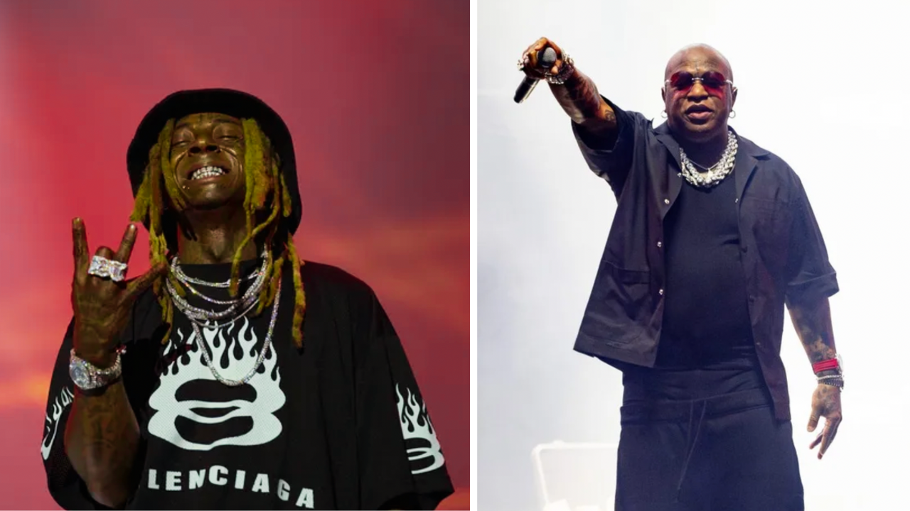Lil Wayne and Birdman perfoming in different sets at the 2024 Essence Festival in New Orleans July 5, 2024