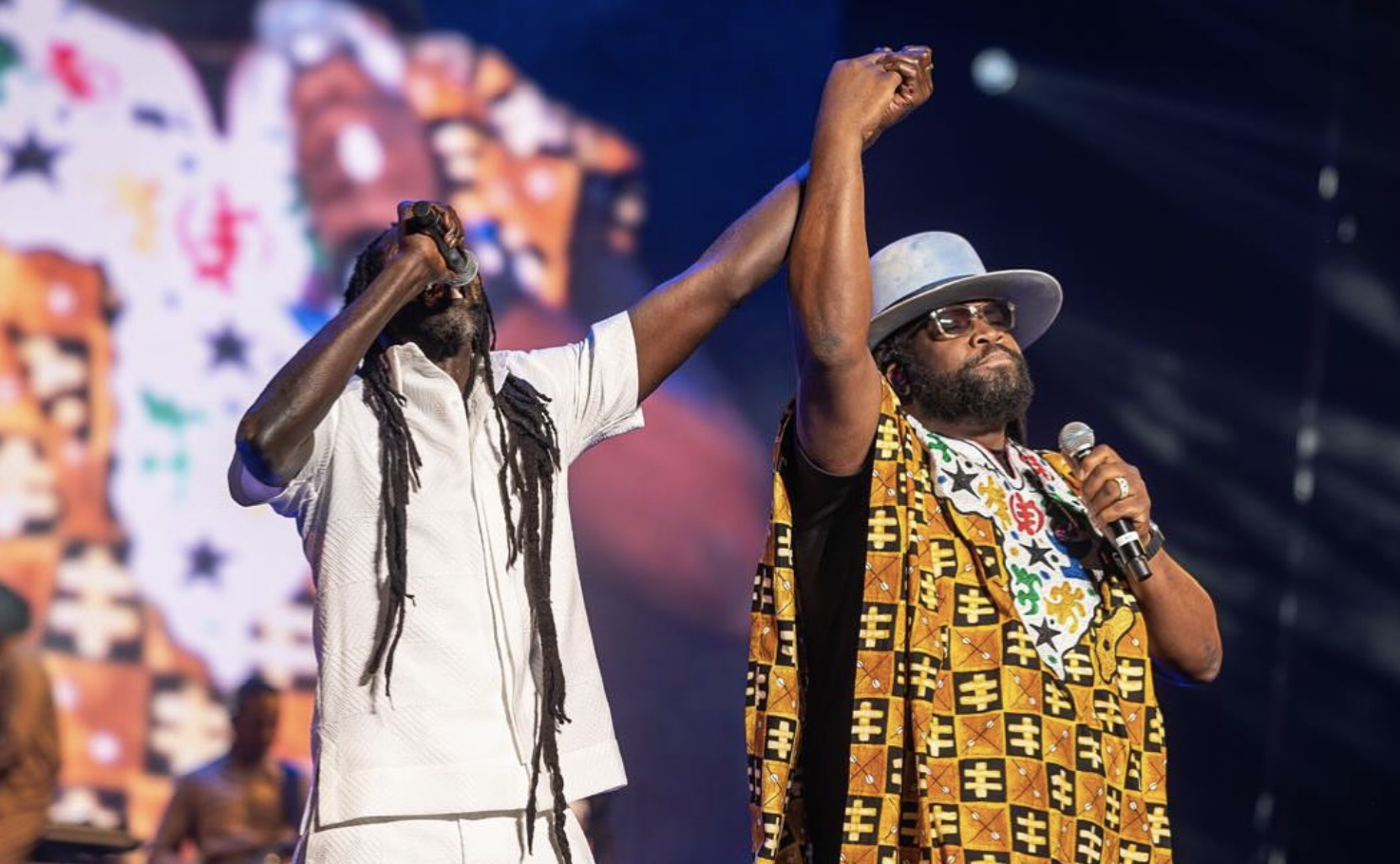Buju Banton, Gramps Morgan at the UBS Arena in New York City July 14, 2024