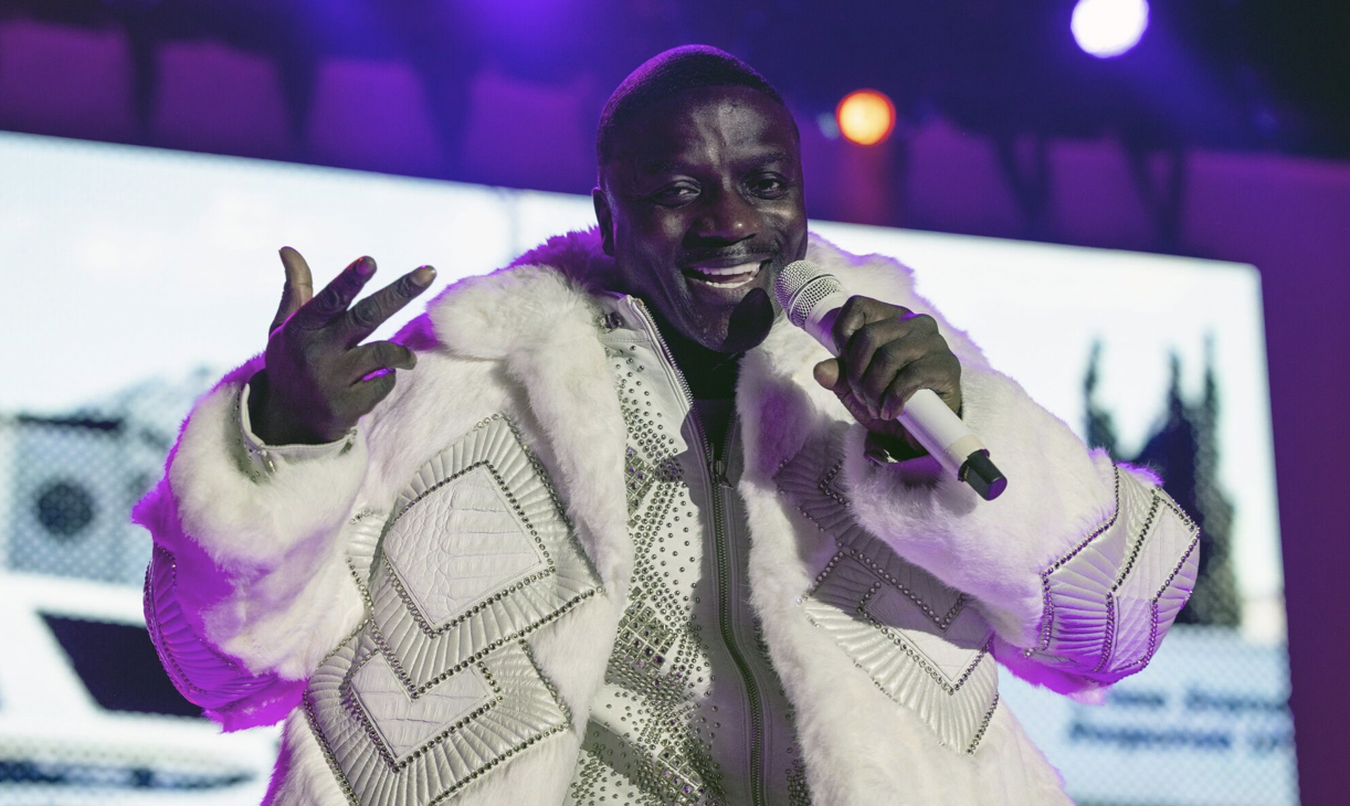 Akon performs live in Stockholm, in May.Photographer: Michael Campanella/Redferns/Getty Images