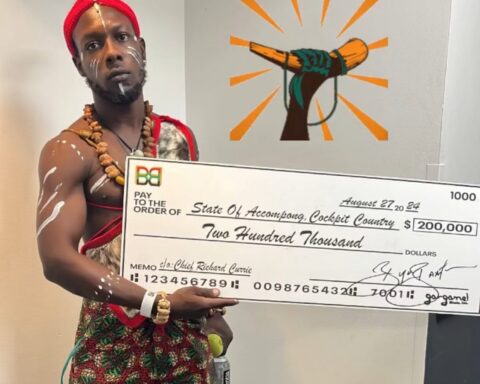 Buju Banton and AG Touring donate $200,000 to Accompong Maroons.