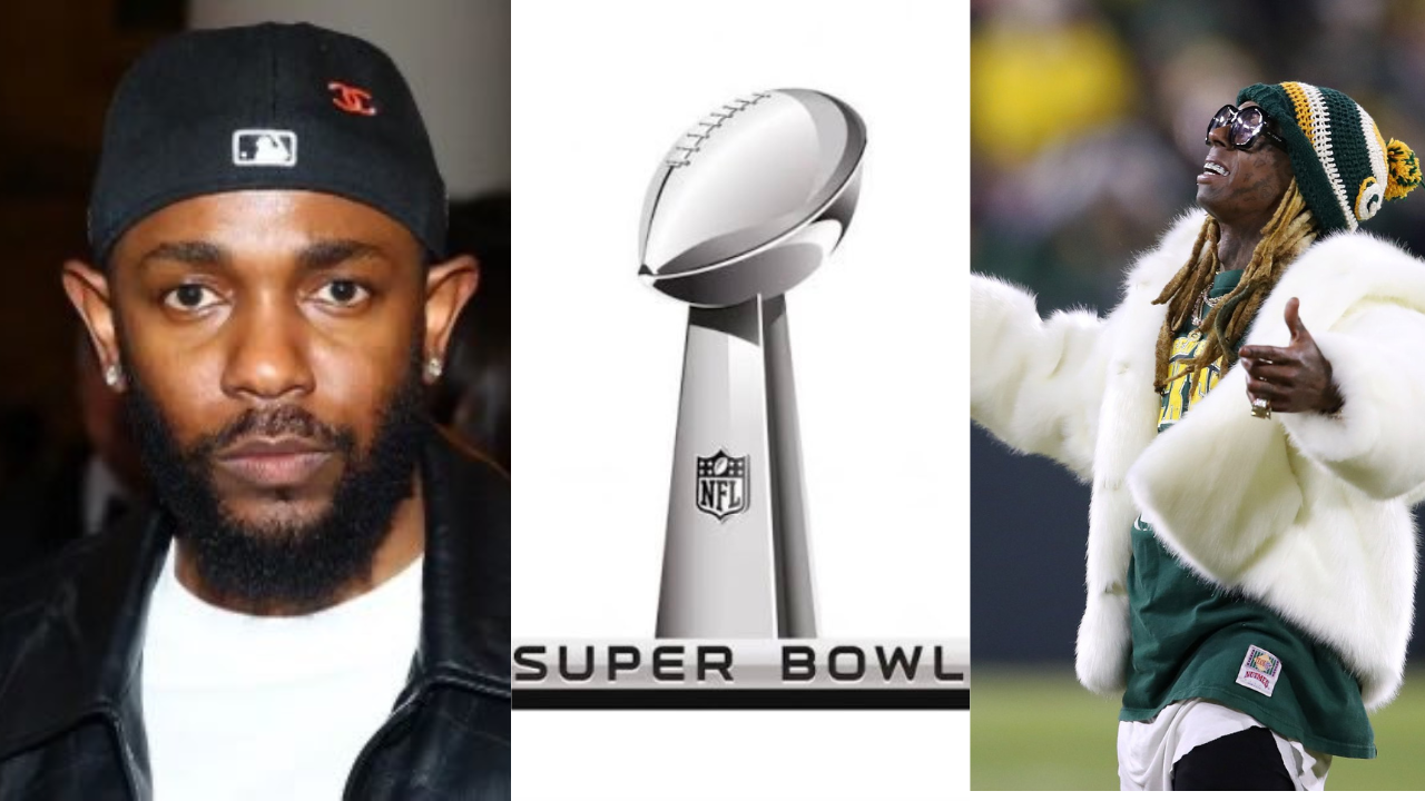 Kendrick Lamar as the headliner for Super Bowl 2025 Half-time Show. Social Media calls for Lil Wayne to Headline