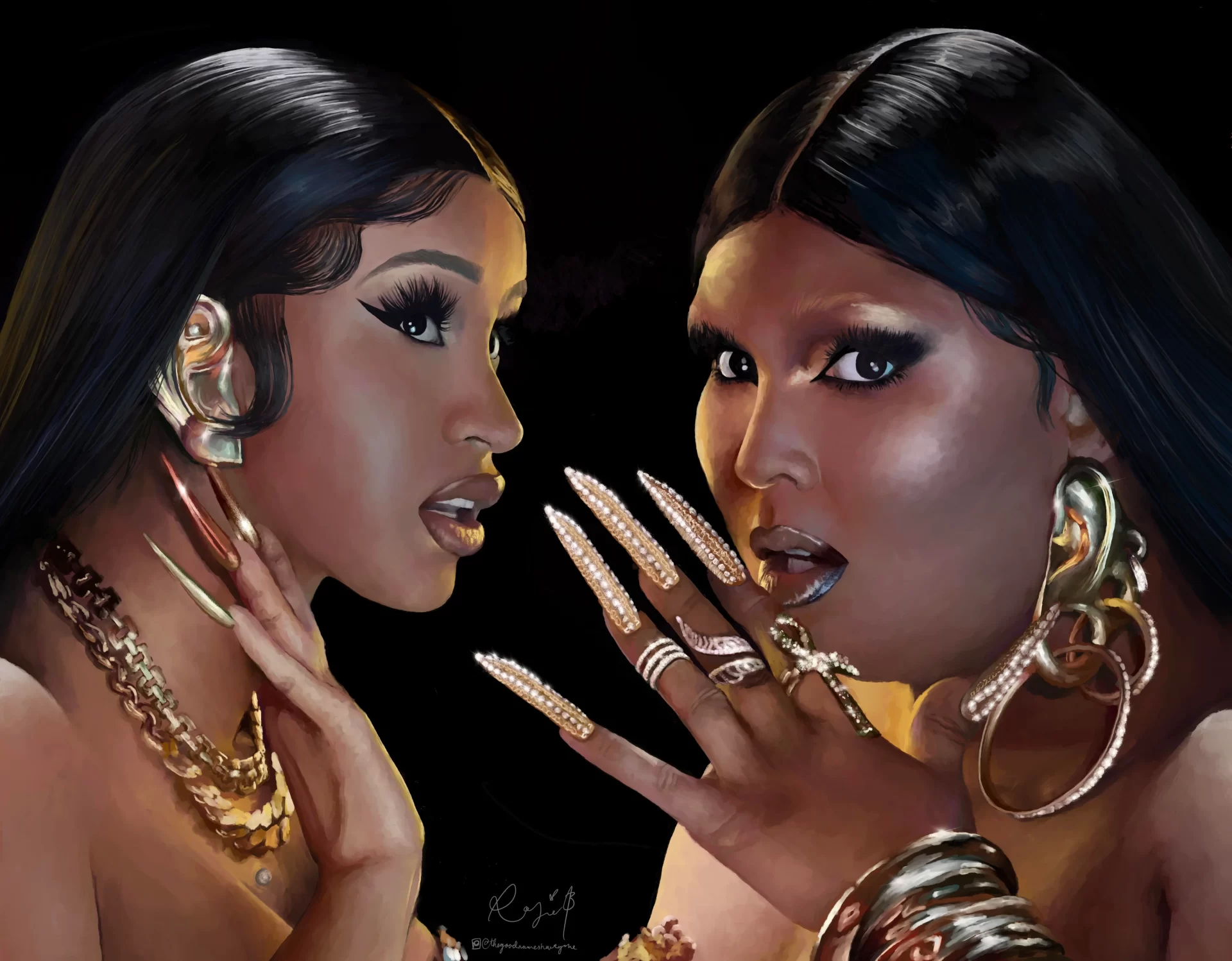 Cardi B and Lizzo are both signed to Atlantic under the Warner Music Group