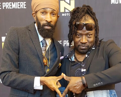 Mad Cobra and Spragga Benz at the premiere of Unbelievable, held on October 27 at the Miramar Cultural Center in Florida.