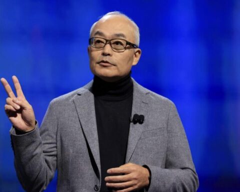 Sony Group said Wednesday that it has promoted Hiroki Totoki to chief executive officer as part of a wider management reorganisation © Ian Maule / AFP/File