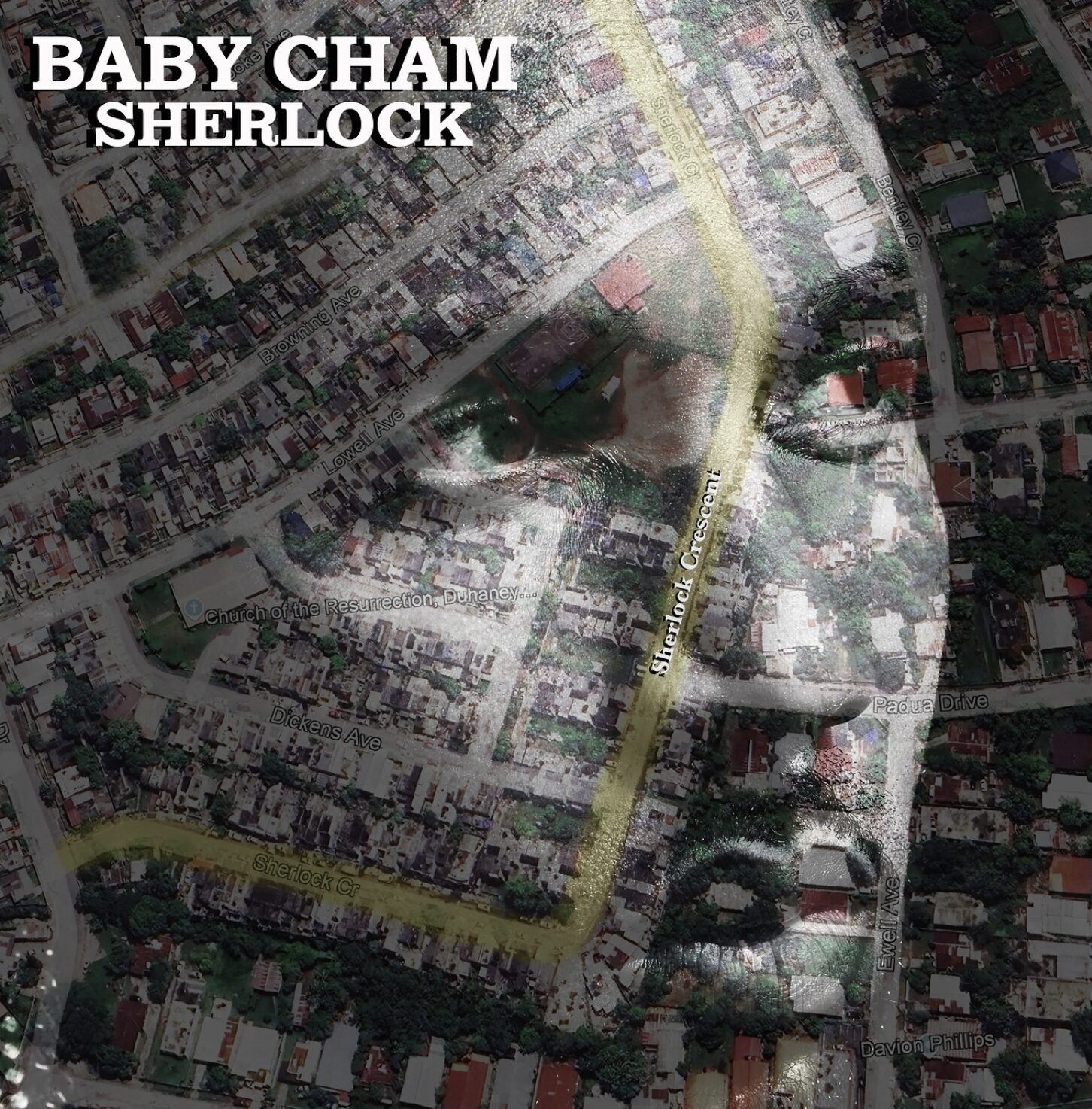 The album cover for Sherlock, Baby Cham’s third studio album
