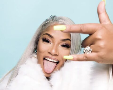 Stefflon Don poses in the Studio during the MTV EMAs 2017 held at The SSE Arena, Wembley on Nov. 12, 2017 in London. GARETH CATTERMOLE/MTV EMAS 2017/GETTY IMAGES FOR MTV