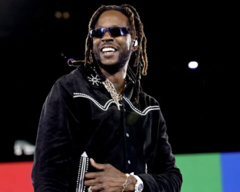 Rapper 2 Chainz performs onstage at SoFi Stadium in Inglewood, Calif., on Sept. 1.Kevin Mazur / WireImage via Getty Images