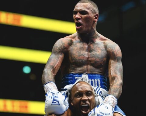 Conor Benn celebrated one of the biggest nights of his career