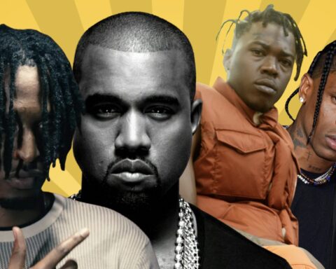 Quoyard Kanye West,Skillibeng, and Travis Scott